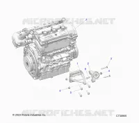 MOTEUR, MOUNTING AND LONG BLOCK
