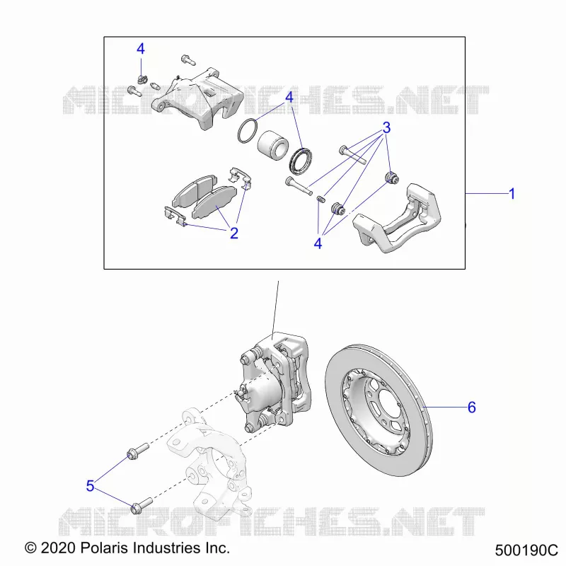 BRAKES, ETRIER DE FREIN AVANT