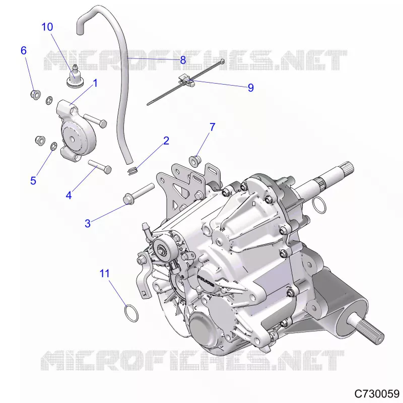 SYSTÃˆME DE TRANSMISSION, MAIN GEARCASE MOUNTING