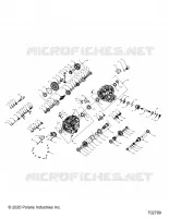 SYSTÃˆME DE TRANSMISSION, MAIN GEARCASE INTERNALS