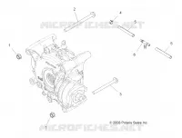 SYSTÈME DE TRANSMISSION, GEARCASE MOUNTING, REAR