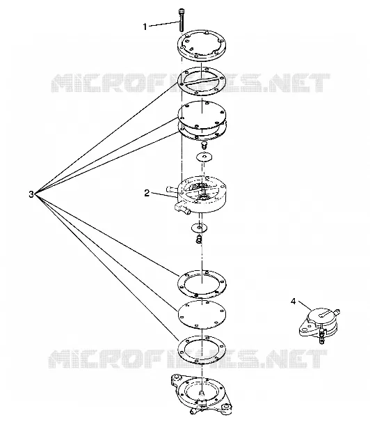 POMPE A CARBURANT ASSEMBLY SL 650 / B934058 (4924732473029A)