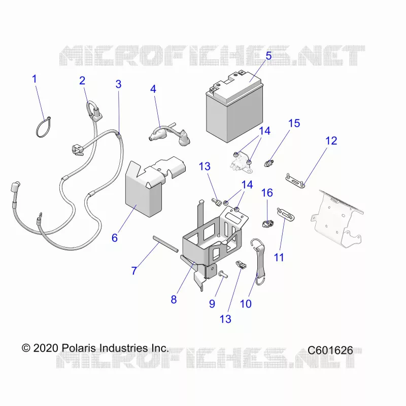 ELECTRICITE, BATTERY/BOX AND CABLES