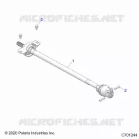 SYSTÃˆME DE TRANSMISSION, FRONT PROP SHAFT