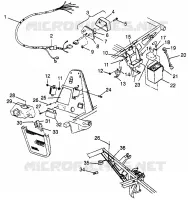 ELECTRICITE/FEU ARRIERE XPLORER 400L W97CC38C (4939753975C008)