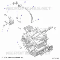 SYSTÃˆME DE TRANSMISSION, MAIN GEARCASE MOUNTING