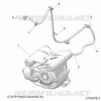 DRIVE TRAIN, FRONT SUPPORT PONT