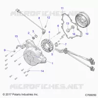 ENGINE, STATOR AND FLYROUE