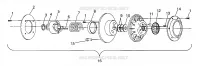 EMBRAYAGE DE TRANSMISSION ULTRA TOURING 0975378 AND EUROPEAN ULTRA TOURING E975378 (4938133813C006)