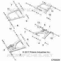 SUSPENSION ARRIERE CONTROL ARMS
