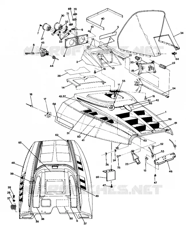 CAPOT SuperTrak (4917131713003A)
