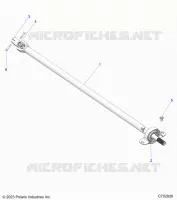 SYSTÃˆME DE TRANSMISSION, REAR PROP SHAFT