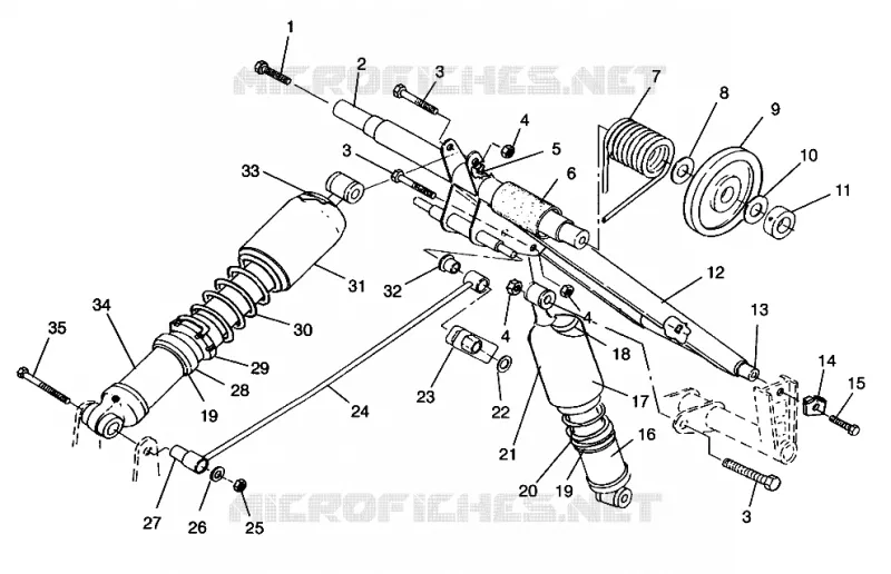 BRAS DE SUSPENSION ARRIERE CLASSIC 0963865 (4935383538B013)