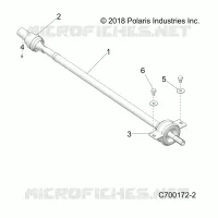 SYSTEME DE TRANSMISSION, REAR PROP SHAFT