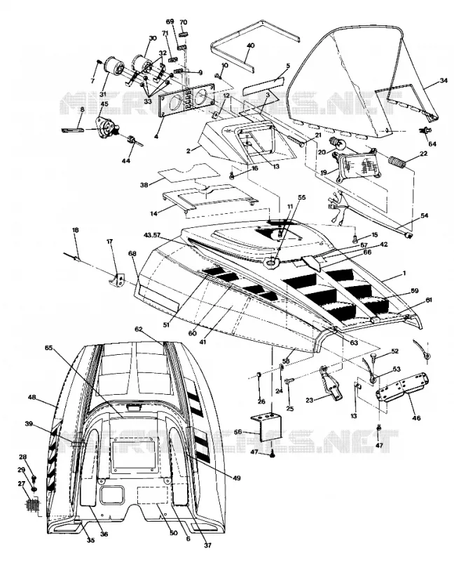 CAPOT SuperTrak (4917131713003A)