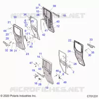 PORTES, REAR, FULL