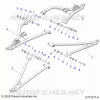 SUSPENSION AVANT CONTROL ARMS