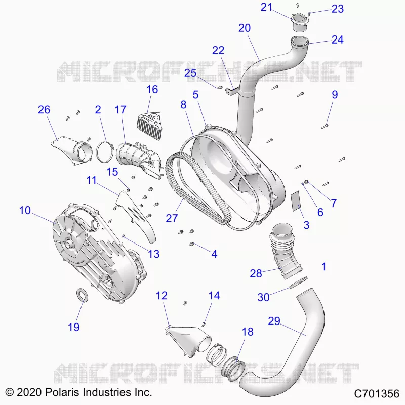 SYSTÃˆME DE TRANSMISSION, CLUTCH COVER AND DUCTING