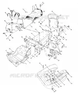 CHASSIS AND SIEGE SUPERTRAK UPDATED 2/90 (4917131713001A)