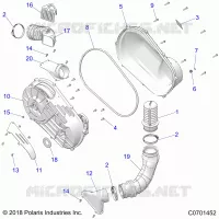 SYSTÃˆME DE TRANSMISSION, CLUTCH COVER AND DUCTING