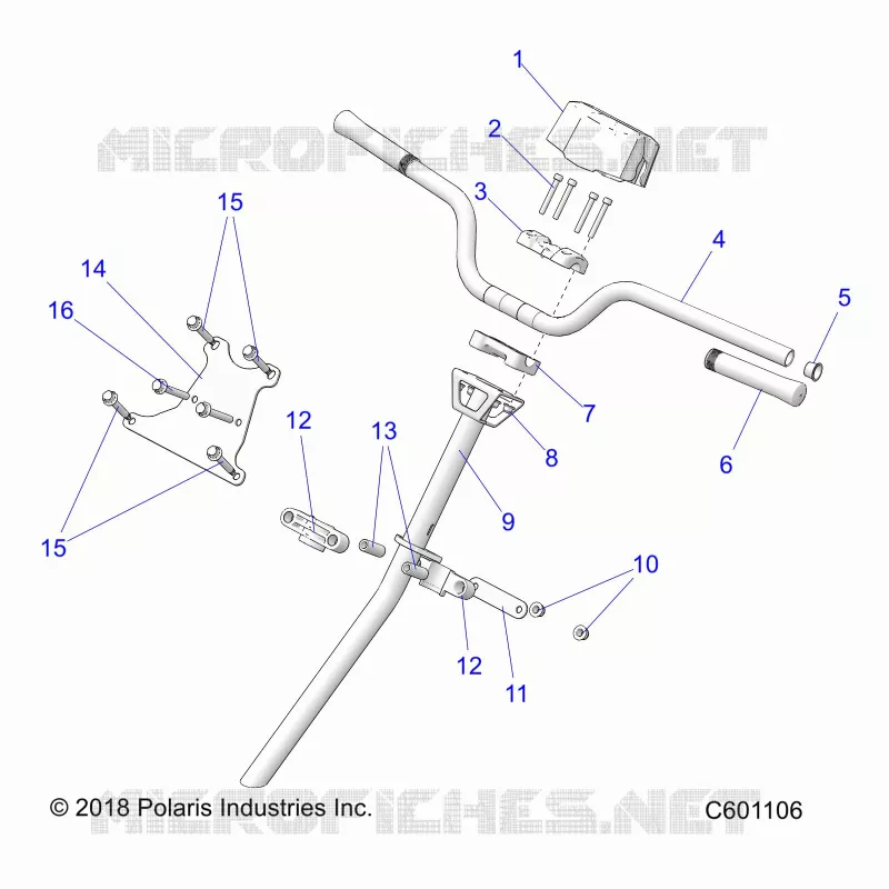DIRECTION, H-BAR, DIRECTION POST, GRIPS