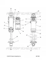 SUSPENSION, AMORTISSEUR AVANT TRACK