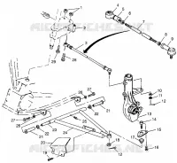 TRIANGLES SUSPENSIONS   Scrambler 500 W97BC50A (4943074307B011)