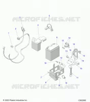 ELECTRICITE, E.S. BATTERY/BOX AND CABLES
