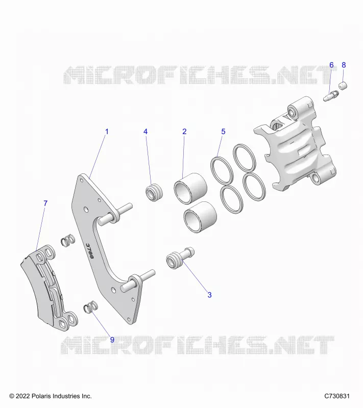 FREIN AVANT CALIPER
