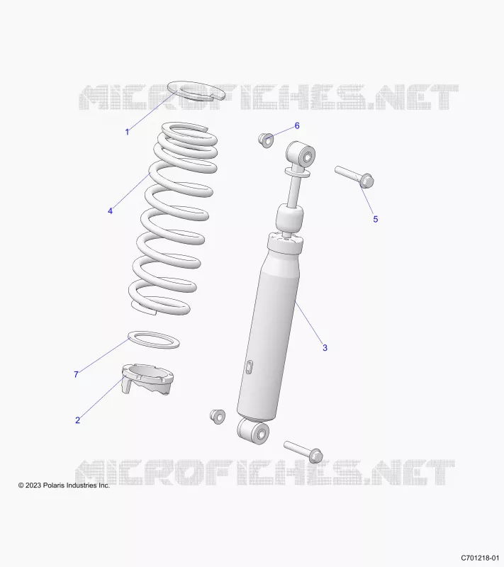 SUSPENSION, AMORTISSEUR AVANT MOUNTING
