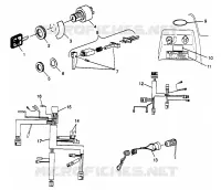 ALLUMAGE ET FAISCEAU ELECTRIQUE XLT TOURING 0973357 and EUROPEAN XLT TOURING E973 (4937723772A010)