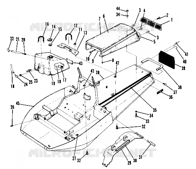 CHASSIS AND SIEGE (4909550955001A)