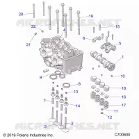 ENGINE, CULASSE AND VALVES