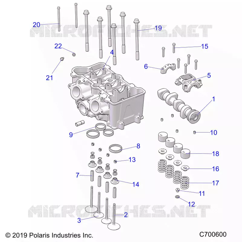 ENGINE, CULASSE AND VALVES