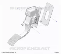 ELECTRICITE, THROTTLE PEDAL
