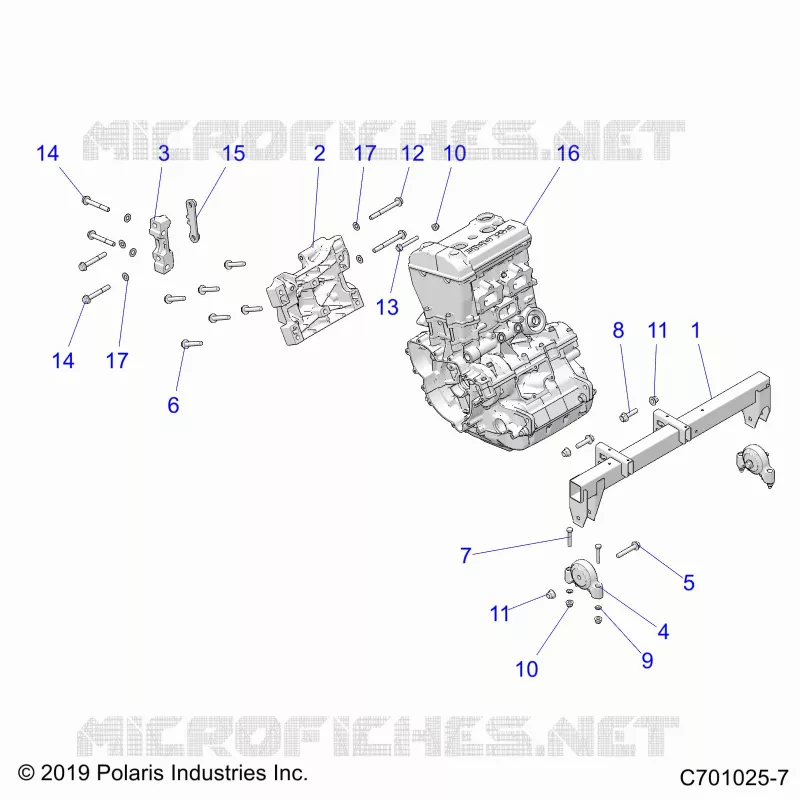 ENGINE, SUPPORT MOTEUR