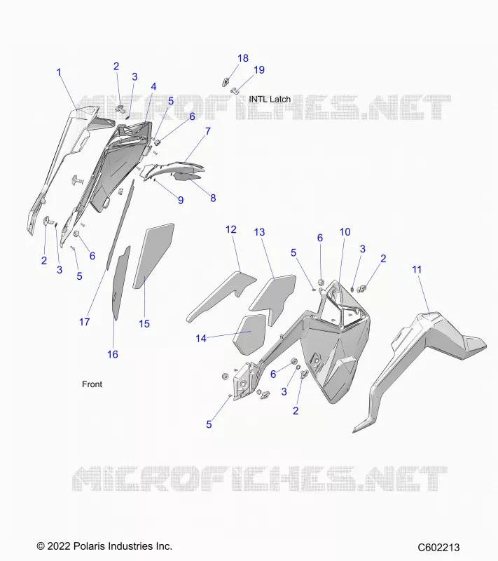 PANNEAUX LATERAUXS AND TRIM