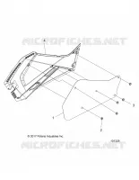 RIGHT HAND SIDE PANEL HEAT SHIELD AND HARDWARE 1 UP
