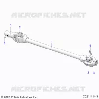 SYSTÃˆME DE TRANSMISSION, FRONT PROP SHAFT