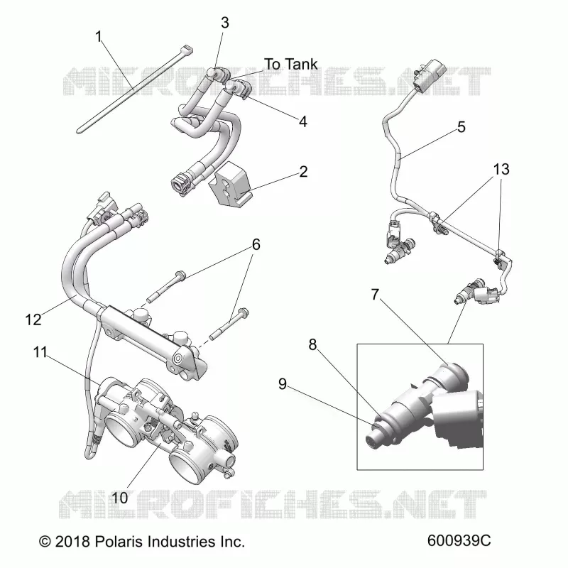 SYSTÃˆME D'ALIMENTATION, RAIL, LINES AND THROTTLE BODY
