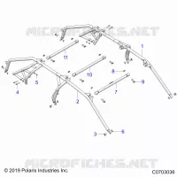 CHASSIS, CAB CADRE