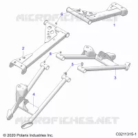 SUSPENSION ARRIERE CONTROL ARMS
