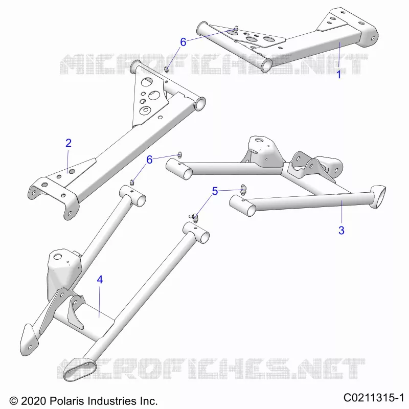 SUSPENSION ARRIERE CONTROL ARMS