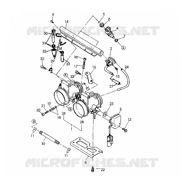 CORPS DE PAPILON  500 SP/500 SKS (4921262126043A)