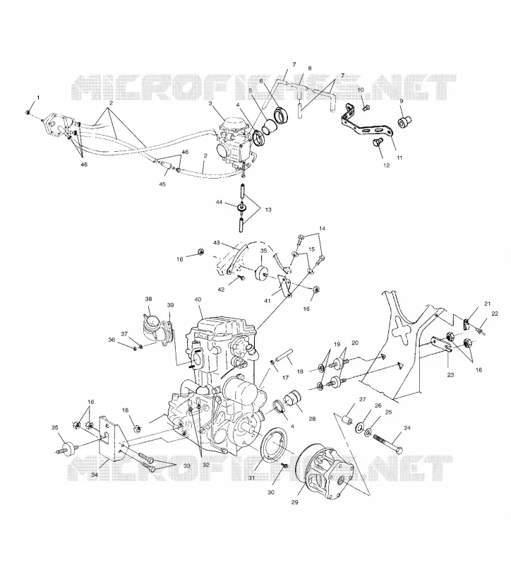 SUPPORT MOTEUR