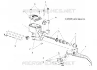 FREIN AVANT BRAKE LEVER AND MASTER CYLINDER
