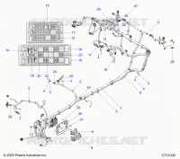 ELECTRICITE, WIRE HARNESS, CHASSIS
