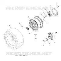 ROUES, REAR AND HUB
