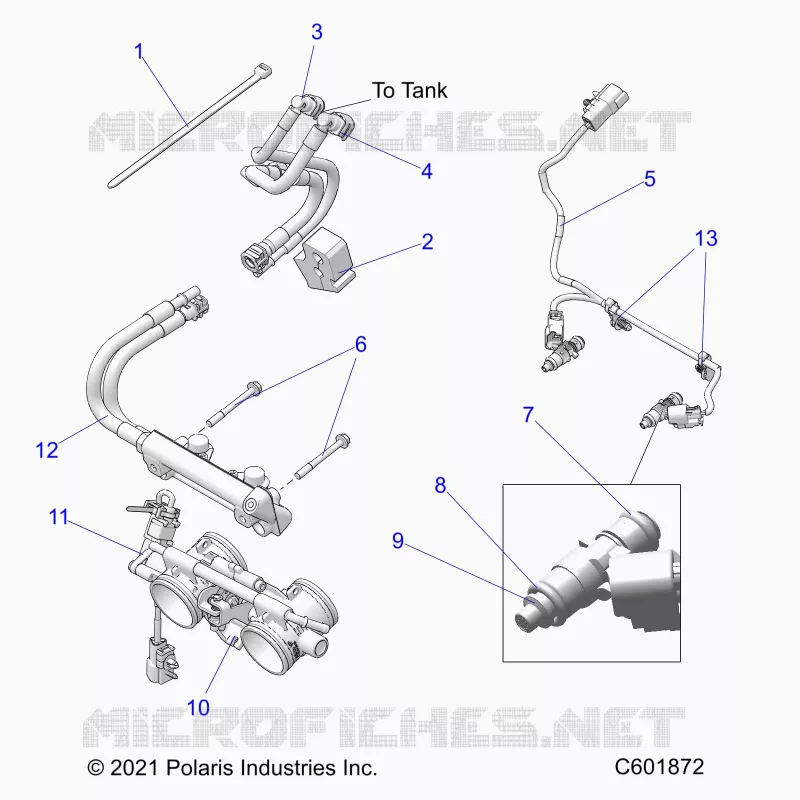 SYSTÃˆME D'ALIMENTATION, RAIL, LINES AND THROTTLE BODY