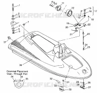 CONDUIT D'ADMISSION ASSEMBLY SL 650 B954058 (4930483048A006)